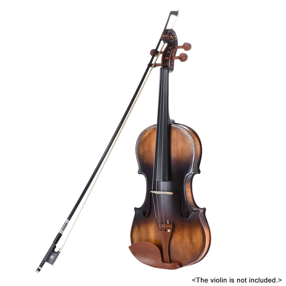 4/4 Violin Bow Well Balanced Braided Carbon Fiber 4/4 Violin Fiddle Bow Round Stick Exquisite Horsehair Ebony Frog
4/4 Violin Bow Well Balanced Braided Carbon Fiber 4/4 Violin Fiddle Bow Round Stick Exquisite Horsehair Ebony Frog