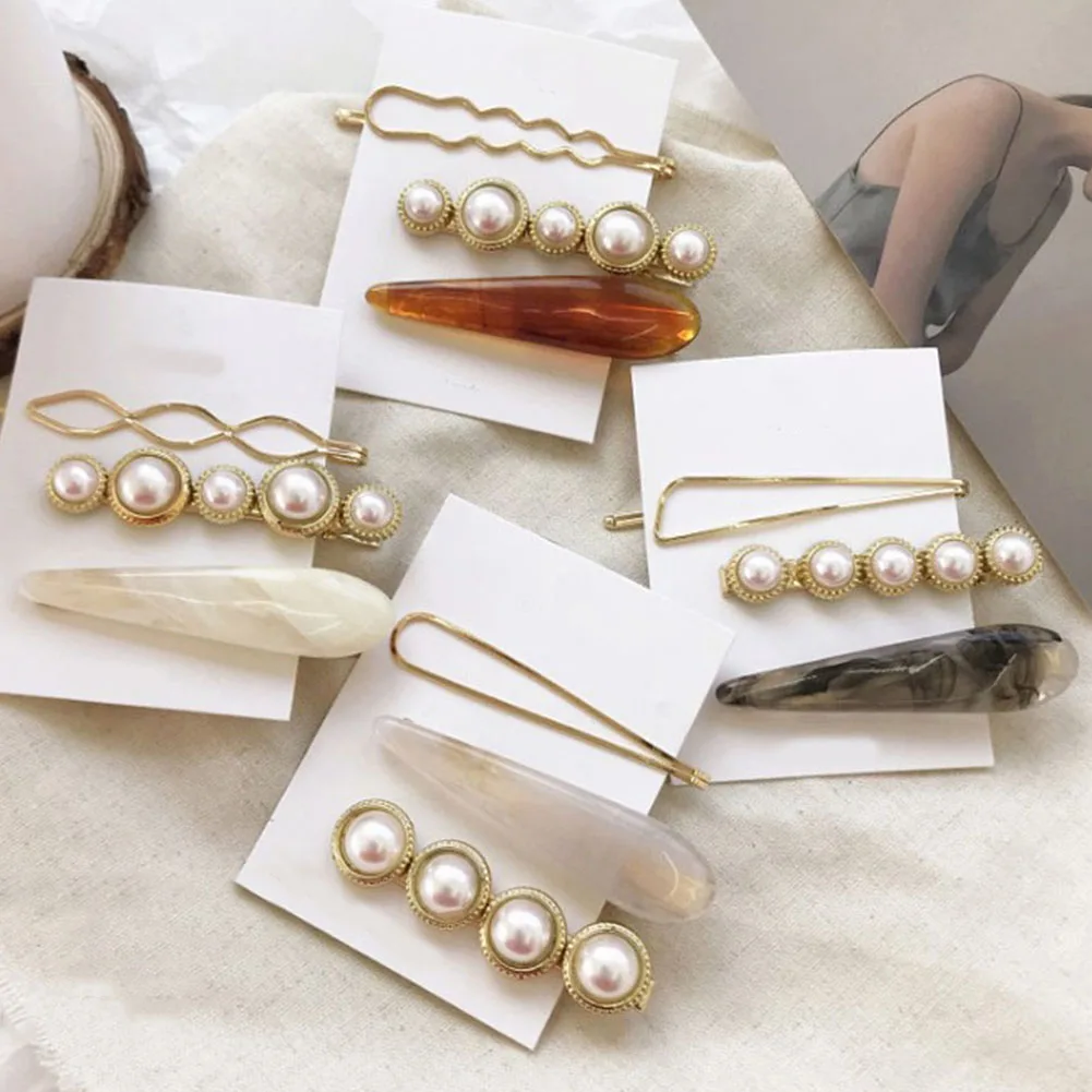 3PCs Vintage Metal Imitiation Pearl Hairpins Women Korea Metal Ball Hair Clips Simple Hair Accessories Barrettes
3PCs Vintage Metal Imitiation Pearl Hairpins Women Korea Metal Ball Hair Clips Simple Hair Accessories Barrettes