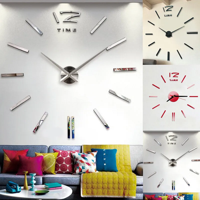 Modern Large 3D Wall Mirror Decorative Mirrors Surface Wall Clock Sticker Home Office Room DIY Mirror Decor New Arrival Stick
Modern Large 3D Wall Mirror Decorative Mirrors Surface Wall Clock Sticker Home Office Room DIY Mirror Decor New Arrival Stick