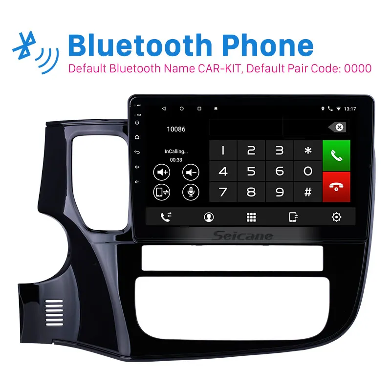 Seicane 2din GPS навигация Android 9 1 автомобильный мультимедийный плеер для Mitsubishi OUTLANDER 2014