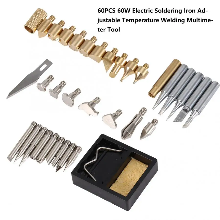 soldering iron 60PCS 60W Electric Soldering Iron Adjustable Temperature Welding Multimeter Tool soldering
soldering iron 60PCS 60W Electric Soldering Iron Adjustable Temperature Welding Multimeter Tool soldering