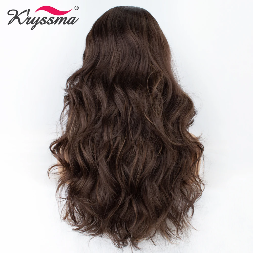 Kryssma Synthetic Wig Brown Wig For Women Long Wavy Mixed Highlight Deep Parting Wigs For Women Natural Hairline Hair Cosplay
Kryssma Synthetic Wig Brown Wig For Women Long Wavy Mixed Highlight Deep Parting Wigs For Women Natural Hairline Hair Cosplay