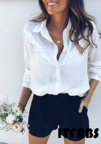 2019 Fashion Sexy Women Long Sleeve Loose Blouse Summer V-Neck Casual Ladies White Shirt Tops Solid New
2019 Fashion Sexy Women Long Sleeve Loose Blouse Summer V-Neck Casual Ladies White Shirt Tops Solid New