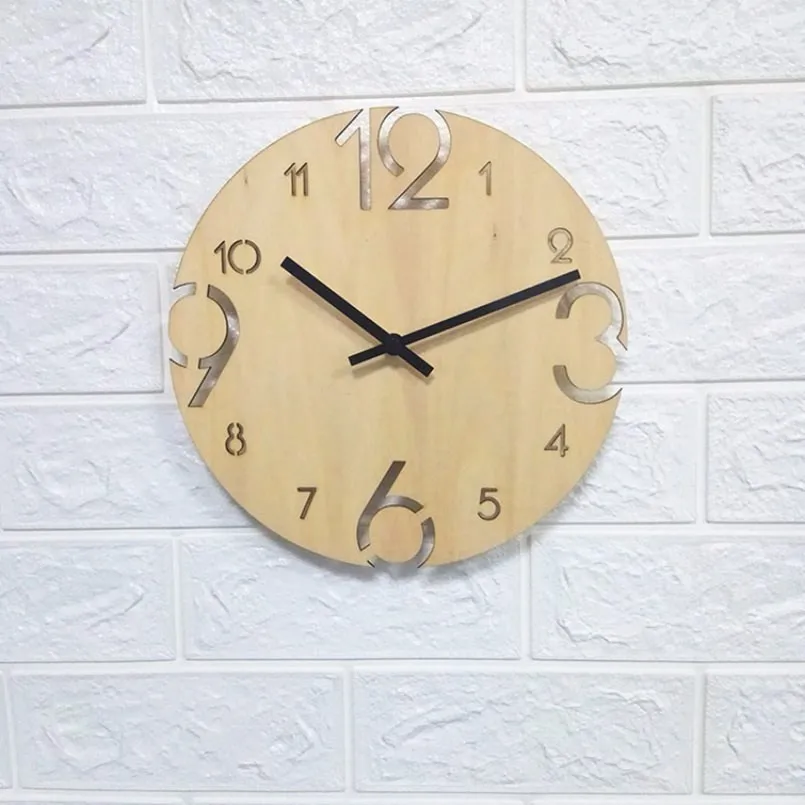 New Wall Clocks 3D European Creative Wooden Wall Clock Modern Design Silent Clock Large DIY Wall Clock For Home Decoration
New Wall Clocks 3D European Creative Wooden Wall Clock Modern Design Silent Clock Large DIY Wall Clock For Home Decoration