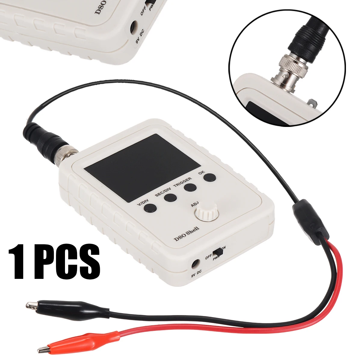 2.4Inch LCD Display Digital Oscilloscope Fully Welded Assembled Digital Oscilloscope With Probe
2.4Inch LCD Display Digital Oscilloscope Fully Welded Assembled Digital Oscilloscope With Probe