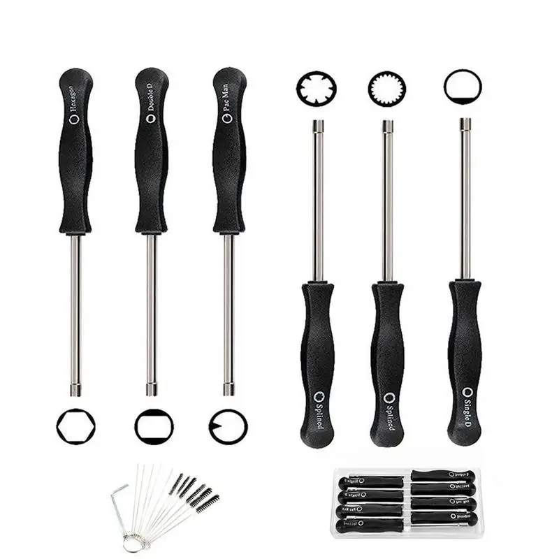 Carburetor Adjustment Tool Screwdriver + Carburetor Cleaning Kit carrying case Six Star Screwdriver 7-Teeth Splined Screwdriver
Carburetor Adjustment Tool Screwdriver + Carburetor Cleaning Kit carrying case Six Star Screwdriver 7-Teeth Splined Screwdriver