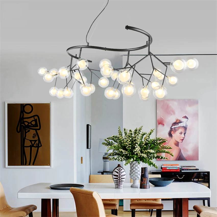 Postmodern Glass Pendant Light Dining Room Kitchen Fixtures LED Pendant Lamp Romantic Firefly Hanging Lamp Avize Lustre Lighting
Postmodern Glass Pendant Light Dining Room Kitchen Fixtures LED Pendant Lamp Romantic Firefly Hanging Lamp Avize Lustre Lighting