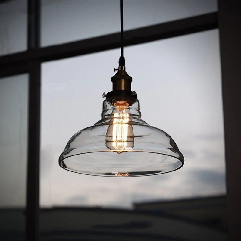 Vintage Pendant Lights Loft Suspension Luminaire Home Lighting Industrial Lamp Hanging Light Fixtures Glass Lampshade Lamparas
Vintage Pendant Lights Loft Suspension Luminaire Home Lighting Industrial Lamp Hanging Light Fixtures Glass Lampshade Lamparas