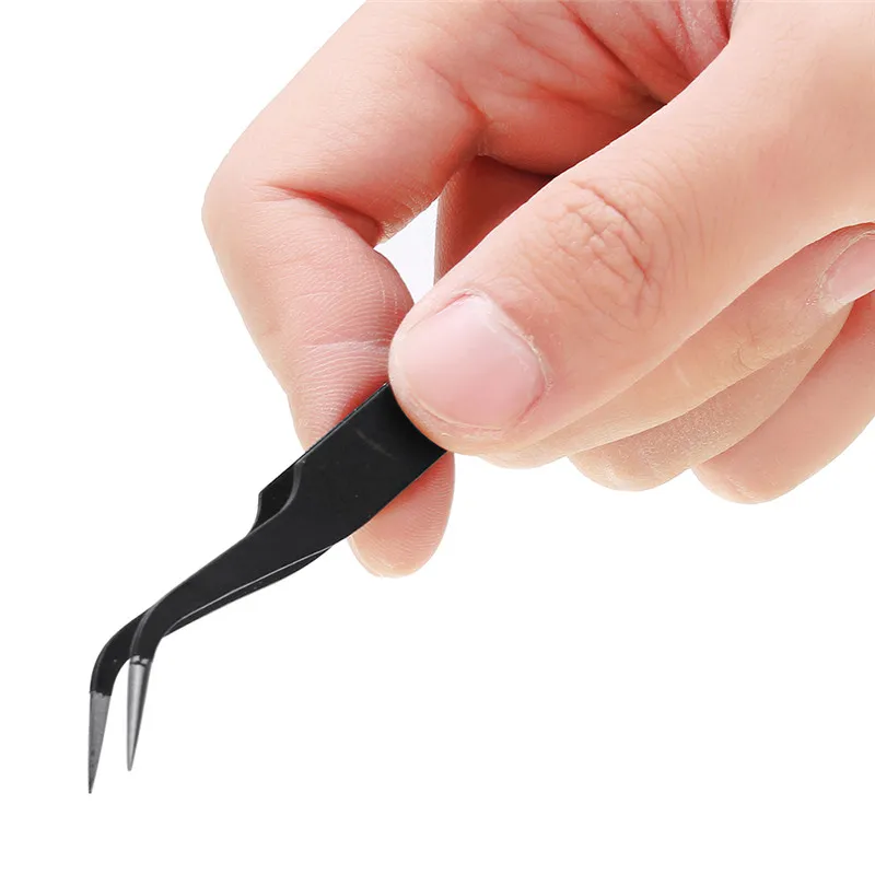 1pc Stainless Steel Anti-static Curved Straight Tip Forceps Precision Soldering Tweezer Electronic ESD Tweezers Tool 6 Types
1pc Stainless Steel Anti-static Curved Straight Tip Forceps Precision Soldering Tweezer Electronic ESD Tweezers Tool 6 Types