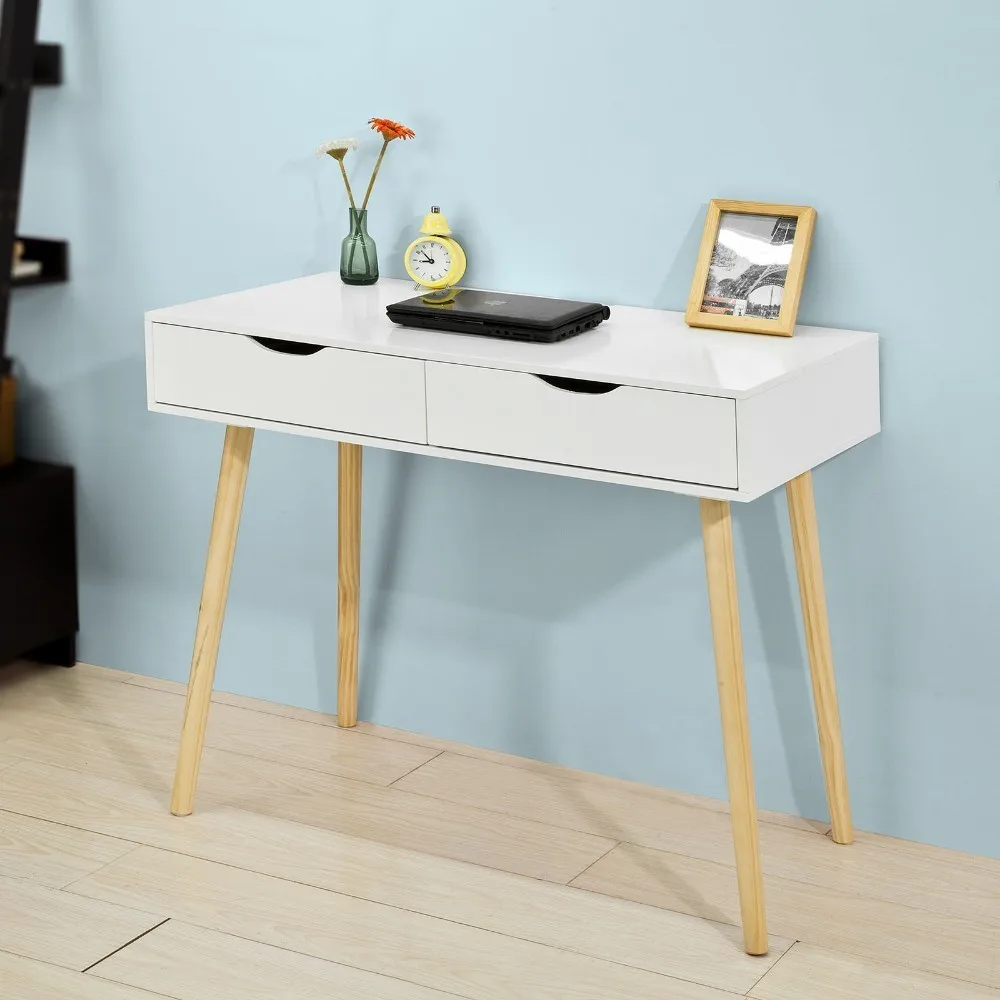 SoBuy FWT40-WN, Home Office Table Desk Computer Desk Computer Workstation 2 Drawers
SoBuy FWT40-WN, Home Office Table Desk Computer Desk Computer Workstation 2 Drawers