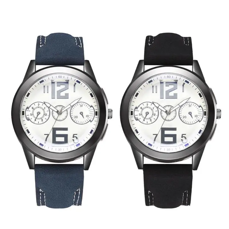 Casual Men Quartz Movement Alloy Case Analog Watch Male Leather Strap Pin Buckle Casual Male Wristwatches
Casual Men Quartz Movement Alloy Case Analog Watch Male Leather Strap Pin Buckle Casual Male Wristwatches