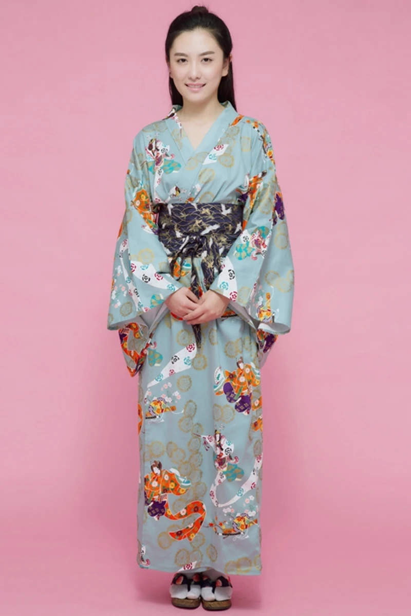 Lady Japanese Tradition Yukata Kimono Bath Robe Gown With Obi Flower Vintage Evening Party Dress geisha Cosplay Costume H9020
Lady Japanese Tradition Yukata Kimono Bath Robe Gown With Obi Flower Vintage Evening Party Dress geisha Cosplay Costume H9020