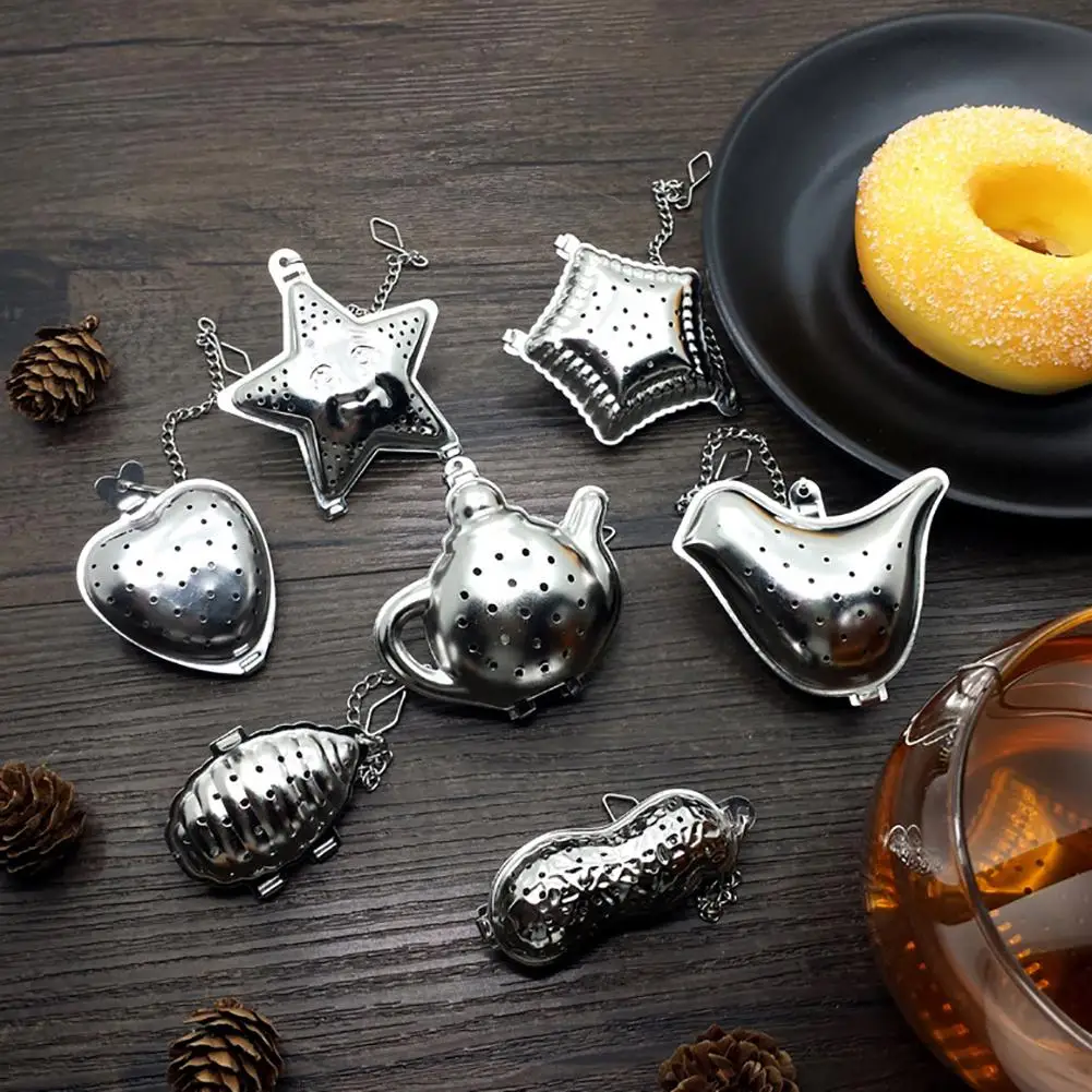 Stainless Steel Sphere Mesh Tea Star Teapot Chick Heart Loose Tea Maker Infuser Strainer Coffee Herb Spice Filter Diffuser
Stainless Steel Sphere Mesh Tea Star Teapot Chick Heart Loose Tea Maker Infuser Strainer Coffee Herb Spice Filter Diffuser