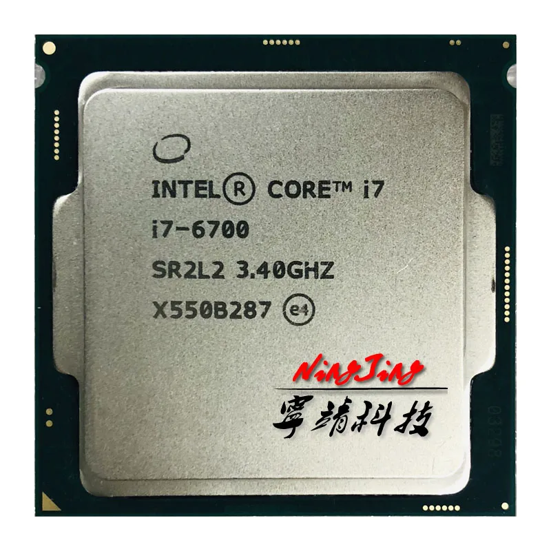 Процессор Intel Core 6700 i7 1151 3 4 ГГц четырехъядерный 8 поточный процессор 65 Вт