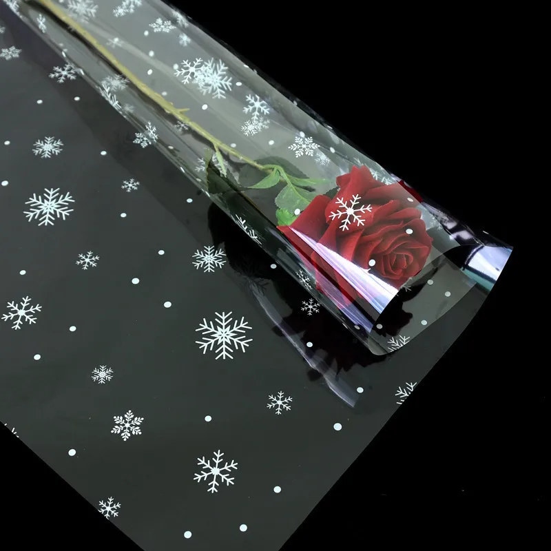10pc 60*60cm Transparent Snowflake Pattern Flowers Packaging Wrapping Paper Pack Materials Wedding Decoration Festive Supplies
10pc 60*60cm Transparent Snowflake Pattern Flowers Packaging Wrapping Paper Pack Materials Wedding Decoration Festive Supplies