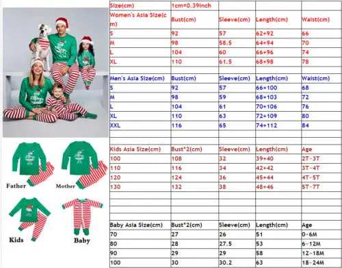 2018 рождественские Семейные пижамы пижамные комплекты детская пижама эльфа для