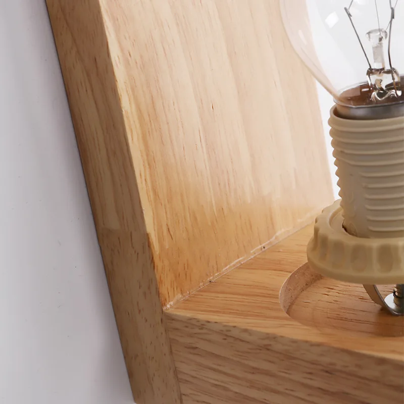 Wooden Wall Lamp Modern Nordic Style E26 E27 Bulb wall Lights Frosted Glass Shade+Wood Bedside Night light For Home
Wooden Wall Lamp Modern Nordic Style E26 E27 Bulb wall Lights Frosted Glass Shade+Wood Bedside Night light For Home