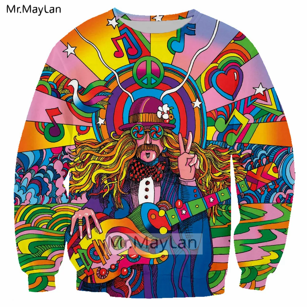 Hippie Musician Rainbow Guitar 3D Print Sweatshirts Women/men Nation Style Streetwear Hoodie Girl Hip Hop Modis Clothes Big Size
Hippie Musician Rainbow Guitar 3D Print Sweatshirts Women/men Nation Style Streetwear Hoodie Girl Hip Hop Modis Clothes Big Size