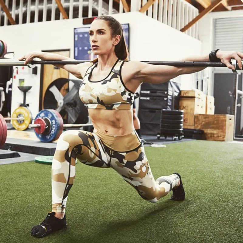 Sports Yoga Set Woman Gym Fitness Sportswear Jogging Female Tracksuit Camouflage Print High Waist Leggings And Top
Sports Yoga Set Woman Gym Fitness Sportswear Jogging Female Tracksuit Camouflage Print High Waist Leggings And Top