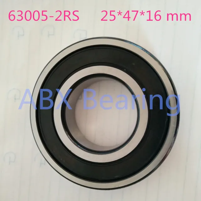 ЭКСКАВАТОР подшипник 63005 2RS 63005-2RS 25*47*16 мм 25X47X16mm Двойной Экранированный шариковые