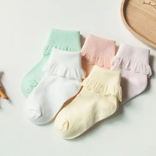 5Pairs/Lot Toddler Muti Color Infant Baby Girl Ankle High Socks Kids Girls Ruffles Lace Cotton Non Skid Socks with Grip for 0-6Y
5Pairs/Lot Toddler Muti Color Infant Baby Girl Ankle High Socks Kids Girls Ruffles Lace Cotton Non Skid Socks with Grip for 0-6Y