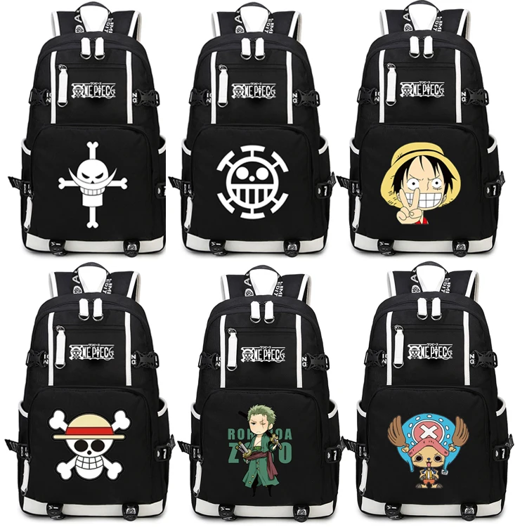 Japan Anime One Piece Luffy Team Glow In Dark Light Women Men Backpack Schoolbag Bag Boys Girls Student book bag
Japan Anime One Piece Luffy Team Glow In Dark Light Women Men Backpack Schoolbag Bag Boys Girls Student book bag
