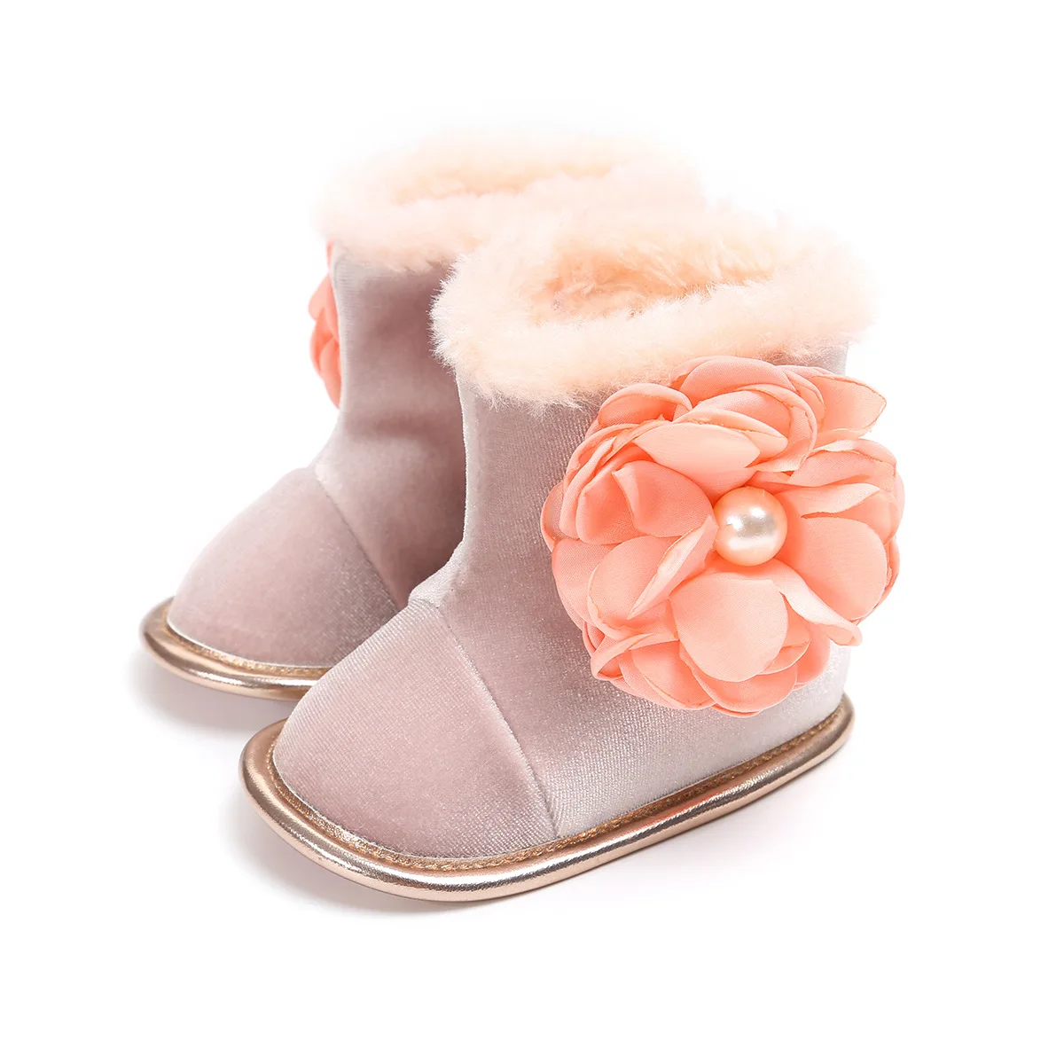 Autumn Winter New Baby Girls Winter Snow Boots Cute Flower Infant Bebe Fashion Boots First Walkers Soft Sole Crib Shoes
Autumn Winter New Baby Girls Winter Snow Boots Cute Flower Infant Bebe Fashion Boots First Walkers Soft Sole Crib Shoes