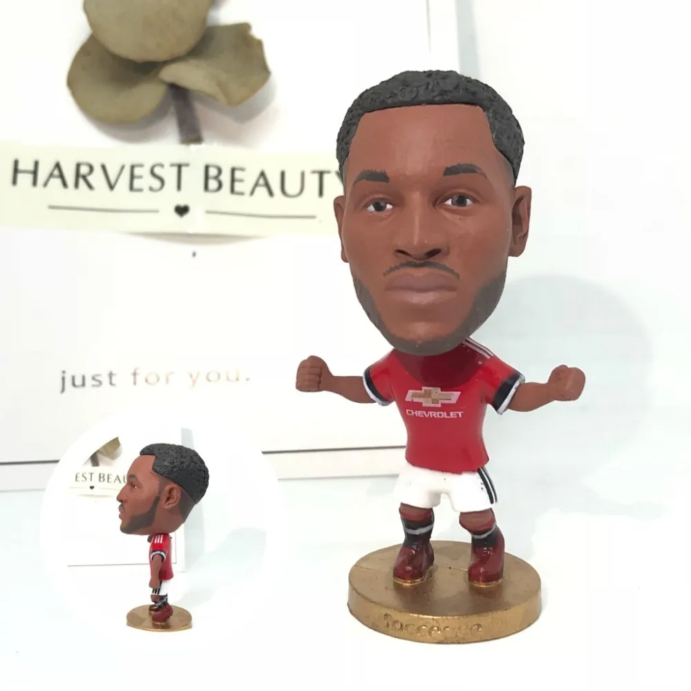 Soccerwe футбольная кукла Фигурка Футбол звезды Lukaku #9 2018 подвижные суставы смолы