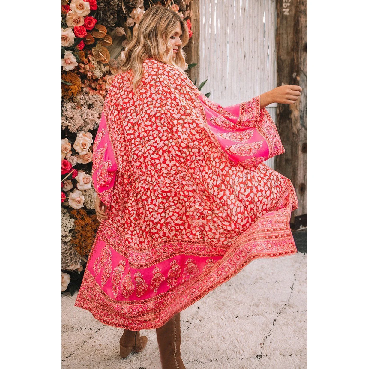 Women Boho Beach Summer Holiday kimono Cardigan Loose Long harajuku Hipster Blouse Floral playa Travel vacation blusa feminina
Women Boho Beach Summer Holiday kimono Cardigan Loose Long harajuku Hipster Blouse Floral playa Travel vacation blusa feminina