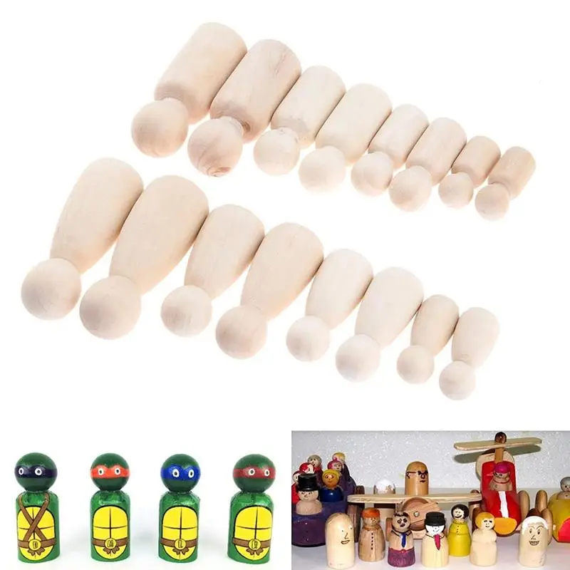 16 Pcs People Shapes, Male&Female Decorative Wooden Doll People, Unfinished Wooden Peg Doll Bodies, Great For Arts And Crafts
16 Pcs People Shapes, Male&Female Decorative Wooden Doll People, Unfinished Wooden Peg Doll Bodies, Great For Arts And Crafts
