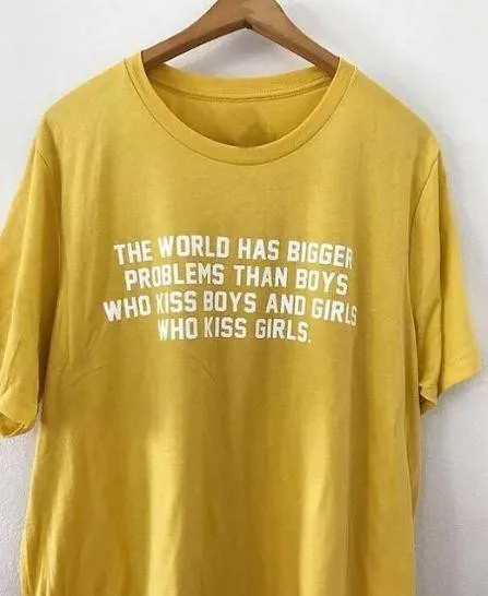 the world has bigger problems why be racist T-shirt lesbian gay pride tumblr shirt instagram Unisex fashion t shirt-J098
the world has bigger problems why be racist T-shirt lesbian gay pride tumblr shirt instagram Unisex fashion t shirt-J098