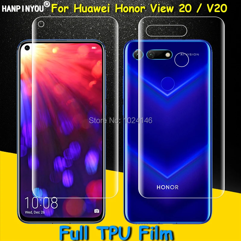 Front / Back Full Coverage Clear Soft TPU Film Screen Protector For Huawei Honor View 20 View20 / V20 6.4" (Not Tempered Glass)
Front / Back Full Coverage Clear Soft TPU Film Screen Protector For Huawei Honor View 20 View20 / V20 6.4" (Not Tempered Glass)