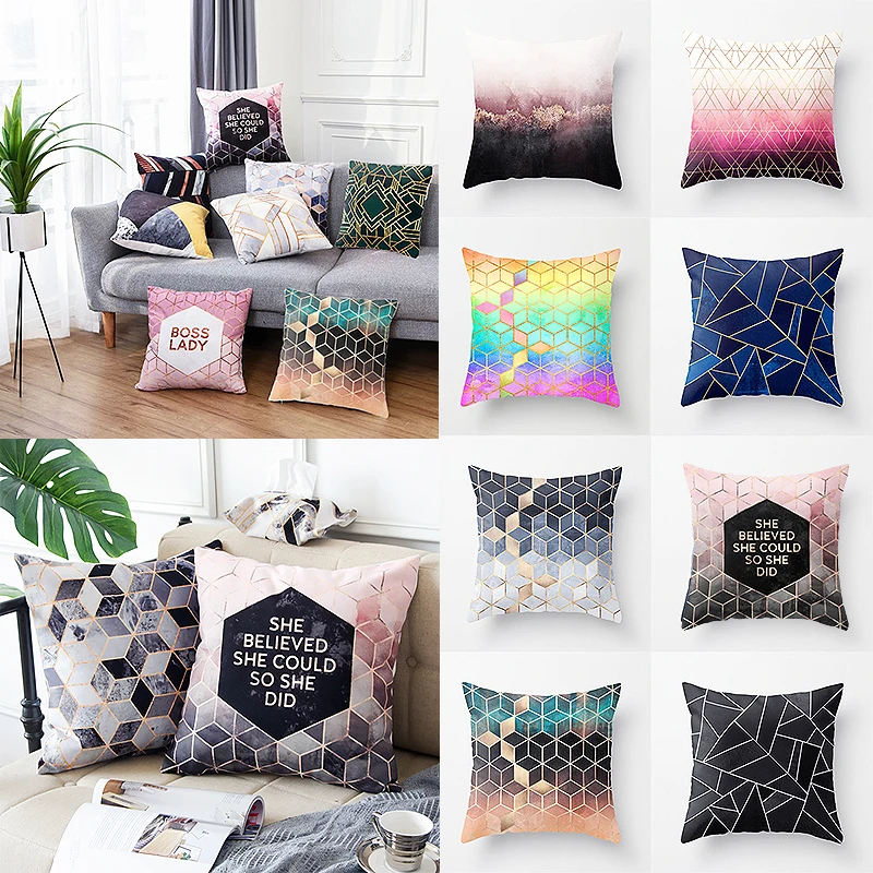 Sale 1PC Geometric Pillows Cover Polyester Black And White Pillow Case Nordic Style For Sofa
Sale 1PC Geometric Pillows Cover Polyester Black And White Pillow Case Nordic Style For Sofa