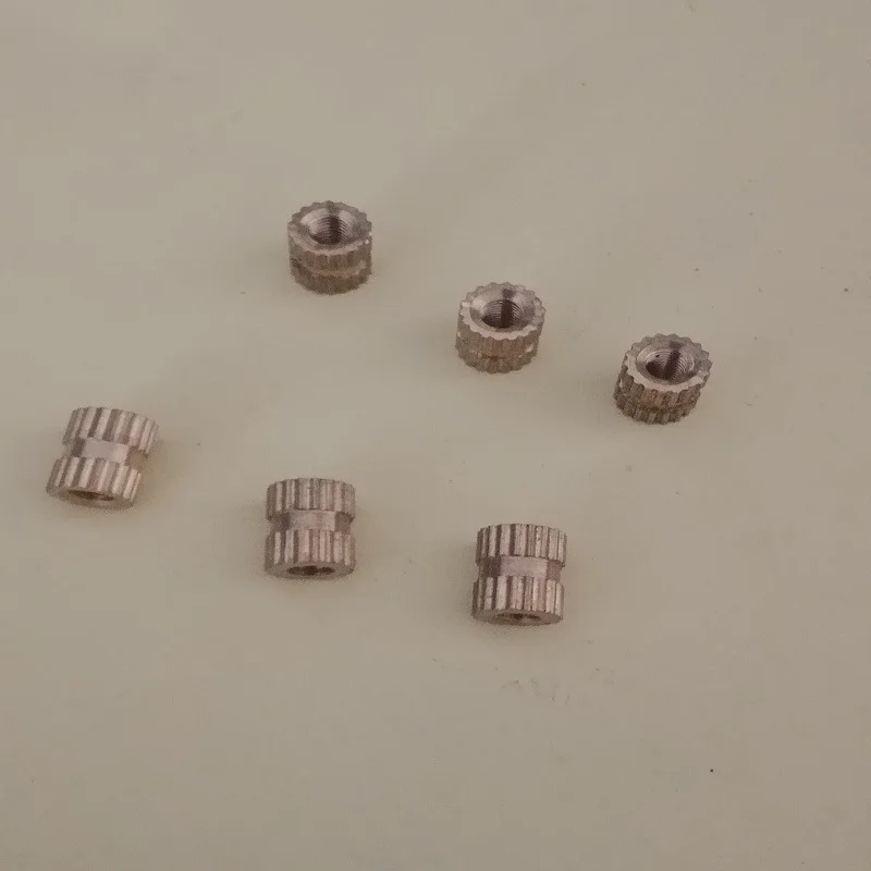 100PCS Free delivery Copper Inserts Brass Double Pass Knurl Nut M6 Embedded Fastener D8.3*M6*L(6 7 8 10 12 13 14 15 16 19 20)
100PCS Free delivery Copper Inserts Brass Double Pass Knurl Nut M6 Embedded Fastener D8.3*M6*L(6 7 8 10 12 13 14 15 16 19 20)