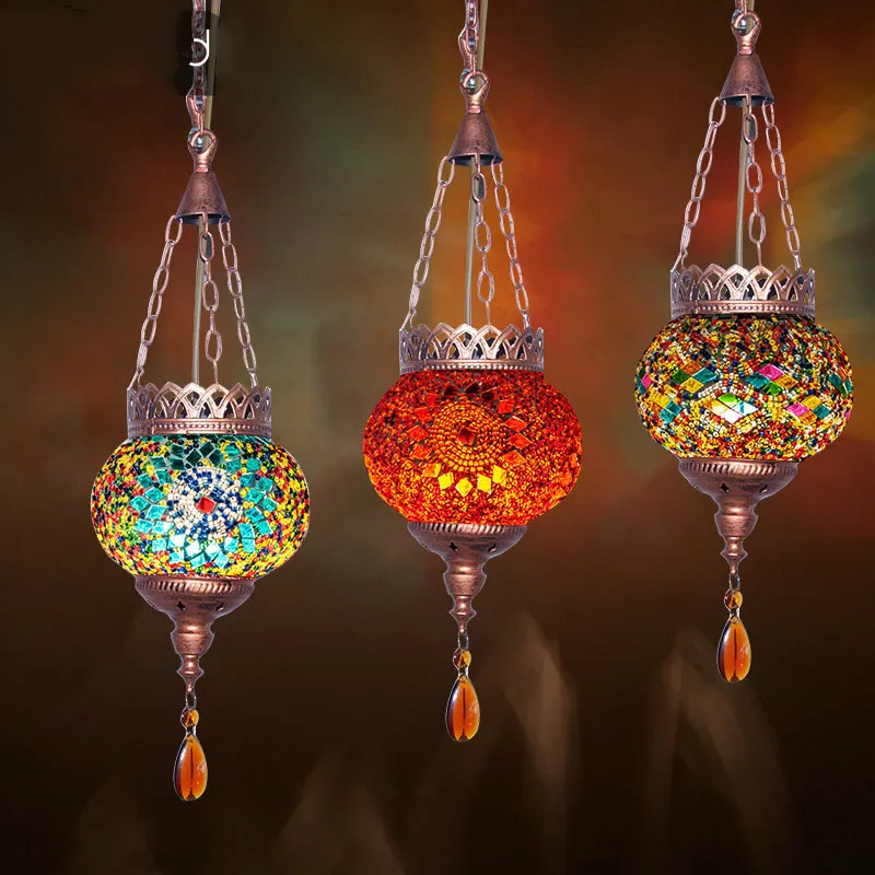Mediterranean Style Turkish Moroccan Pendant Light Decoration Handmade Glass Shade Restaurant E27 Mosaic Hanging Lamp
Mediterranean Style Turkish Moroccan Pendant Light Decoration Handmade Glass Shade Restaurant E27 Mosaic Hanging Lamp