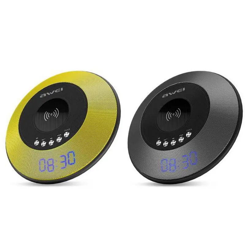 AWEI Y290 новинка Беспроводная зарядка bluetooth динамик портативная вставляемая карта FM