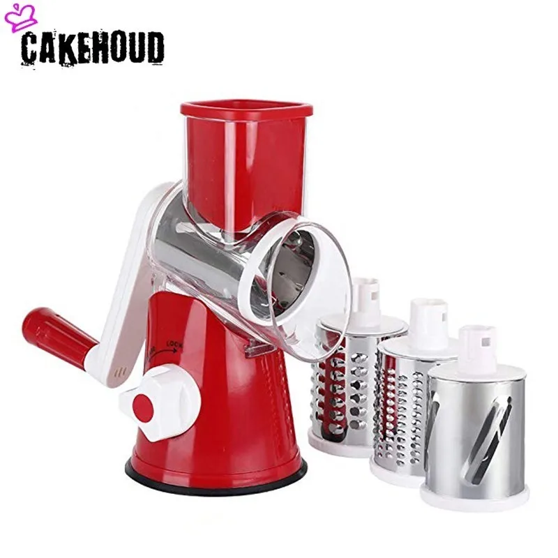 CAKEHOUD Vegetable Cutter Round Mandoline Slicer Potato Carrot Grater Slicer With 3 Stainless Steel Chopper Blades Kitchen Tool
CAKEHOUD Vegetable Cutter Round Mandoline Slicer Potato Carrot Grater Slicer With 3 Stainless Steel Chopper Blades Kitchen Tool