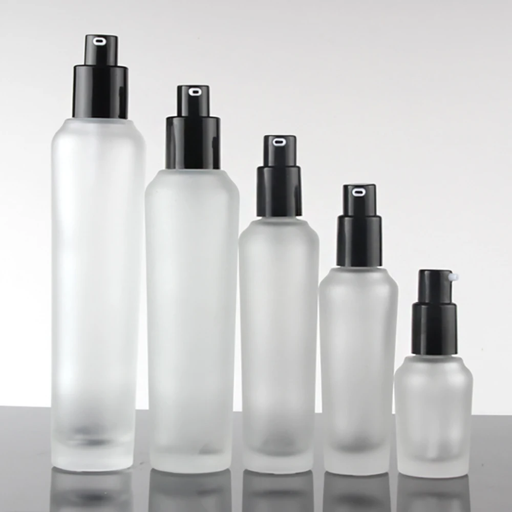 High Grade 100ml empty frosted lotion pump bottle, wholesale glass bottle for lotion dispenser refillable bottles
High Grade 100ml empty frosted lotion pump bottle, wholesale glass bottle for lotion dispenser refillable bottles