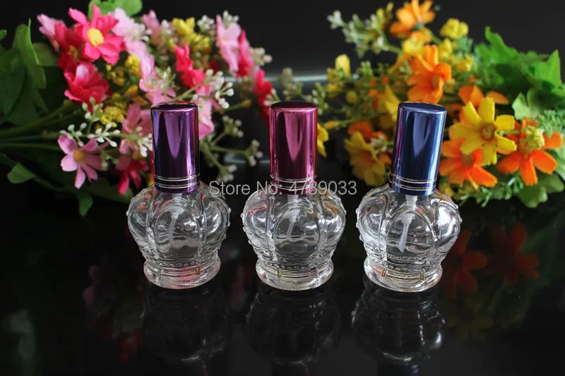 10/30pcs 15ml Portable Glass Refillable Perfume Bottle With Spray Empty Cosmetic Containers Atomizer Travel Accessories | Красота и