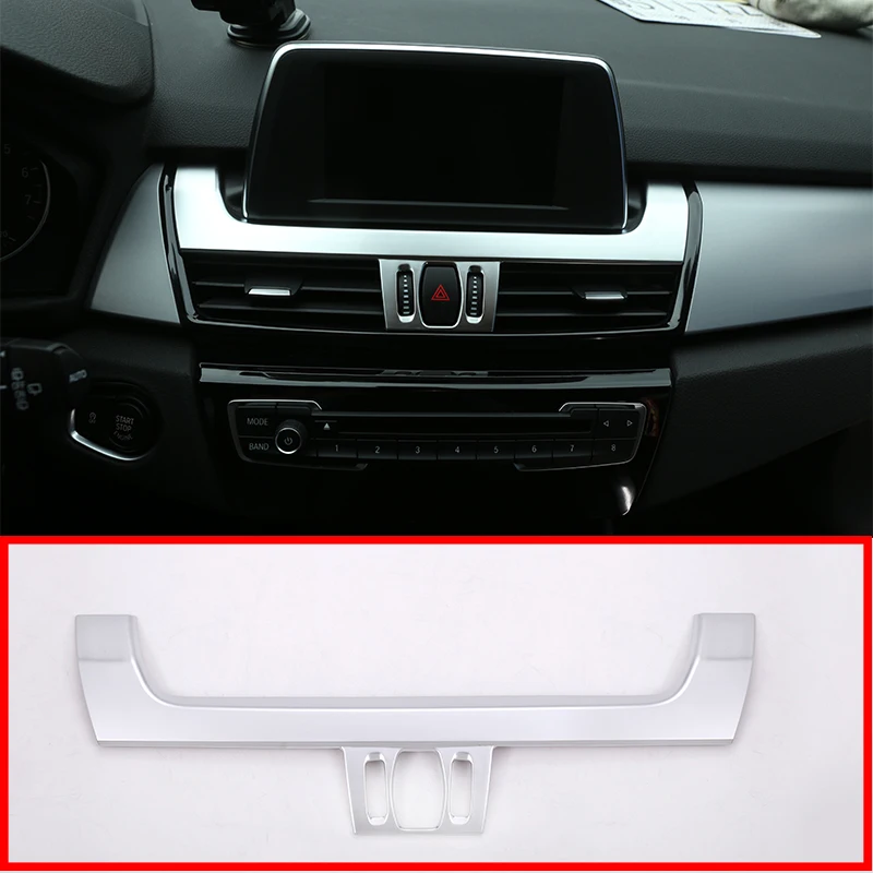 For BMW 2 Series F45 F46 218i 220i 2015-2017 Car Accessories Chrome Control under the Navigation Panel Trim 1 Pcs Silver
For BMW 2 Series F45 F46 218i 220i 2015-2017 Car Accessories Chrome Control under the Navigation Panel Trim 1 Pcs Silver