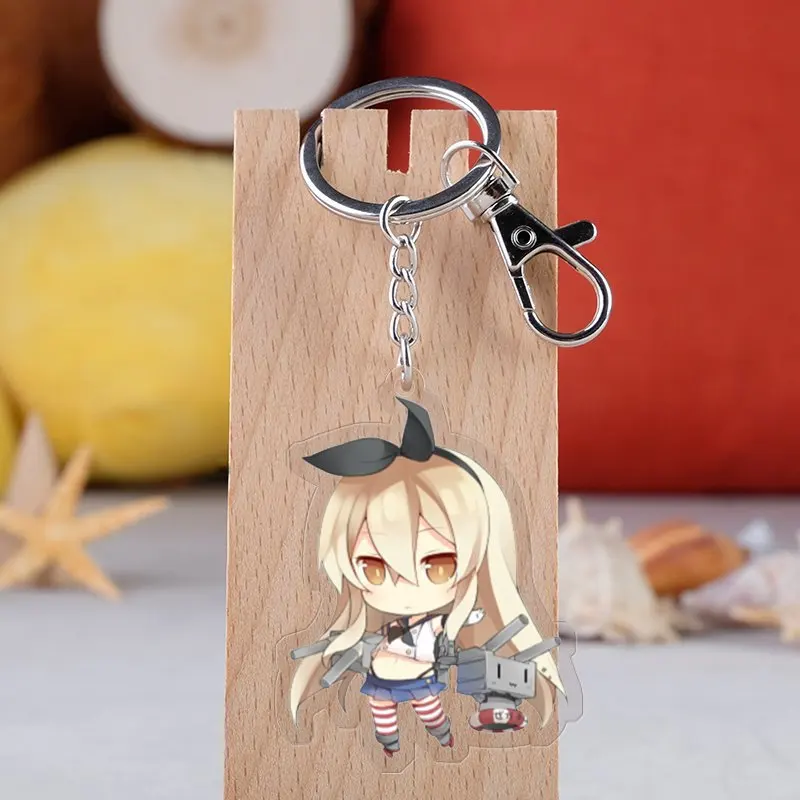 Игра Kantai Collection аниме Shimakaze Amatsukaze kanклей ремешок акриловый брелок|Брелоки| |