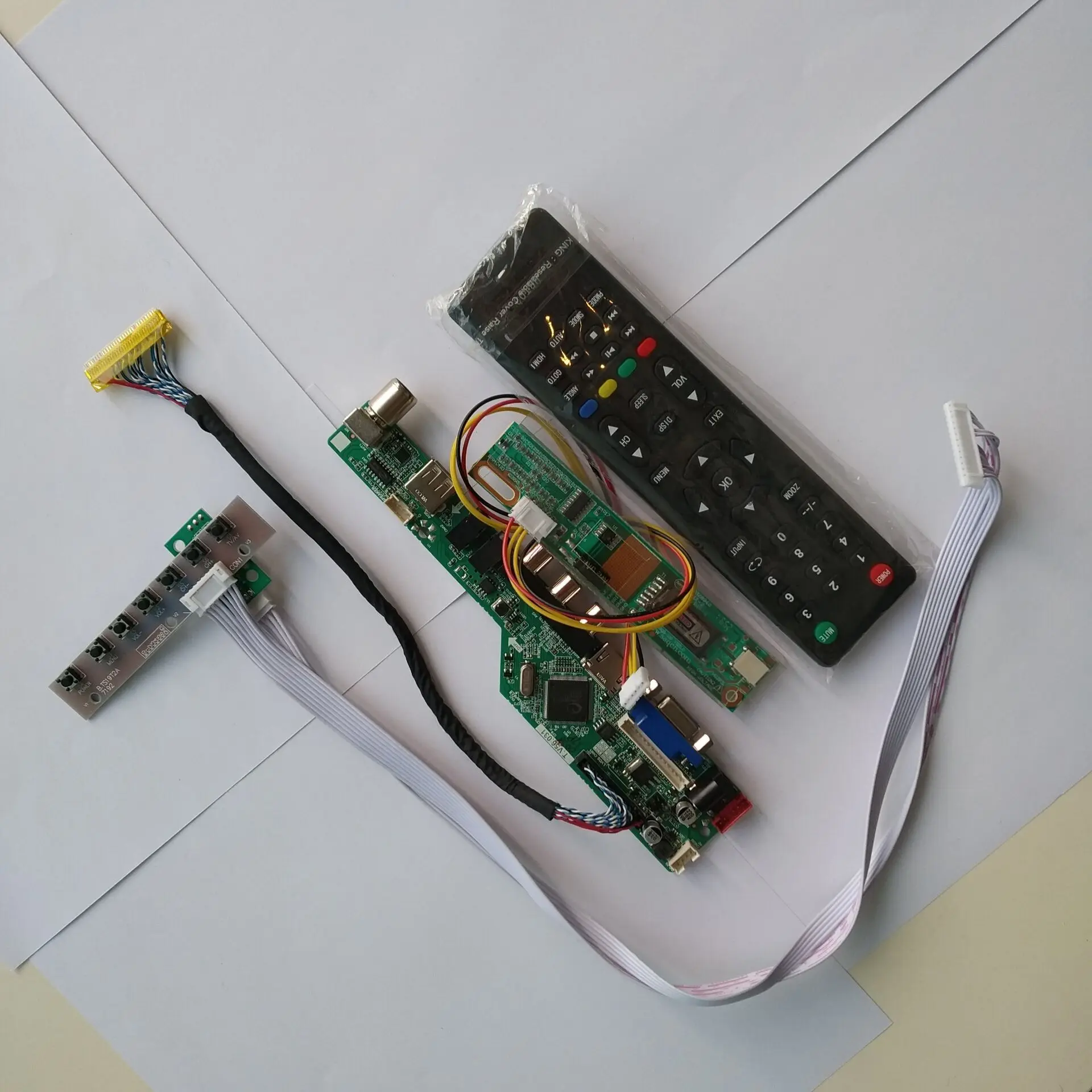 ТВ HDMI USB VGA AV LCD LED AUDIO 1 CCFL лампы контроллер комплект «сделай сам» плата для 15,4 "LTN154X3-L01 1280*800 кабель карта
ТВ HDMI USB VGA AV LCD LED AUDIO 1 CCFL лампы контроллер комплект «сделай сам» плата для 15,4 "LTN154X3-L01 1280*800 кабель карта