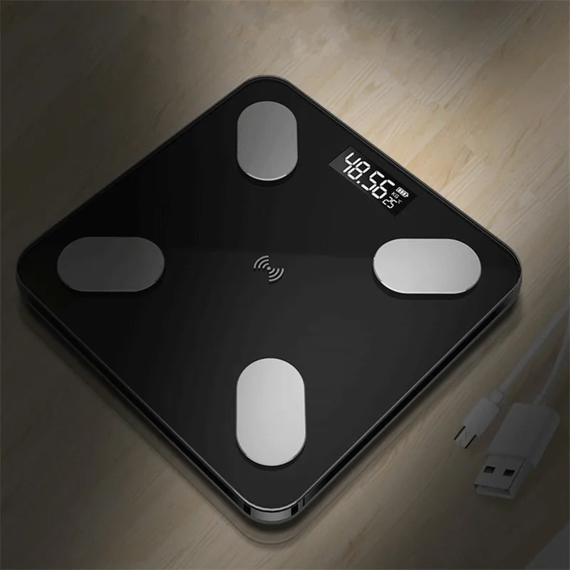 Bluetooth Body Fat Scale - Smart BMI Scale Digital Bathroom Wireless Weight Scale, Body Composition Analyzer with Smartphone App
Bluetooth Body Fat Scale - Smart BMI Scale Digital Bathroom Wireless Weight Scale, Body Composition Analyzer with Smartphone App