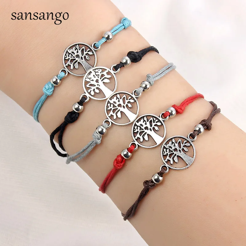 12 Pcs Antique Silver color Tree Of Life Shape Alloy Charm Bracelet Cord Bangle For Women Men Fashion Jewelry With Birthday
12 Pcs Antique Silver color Tree Of Life Shape Alloy Charm Bracelet Cord Bangle For Women Men Fashion Jewelry With Birthday
