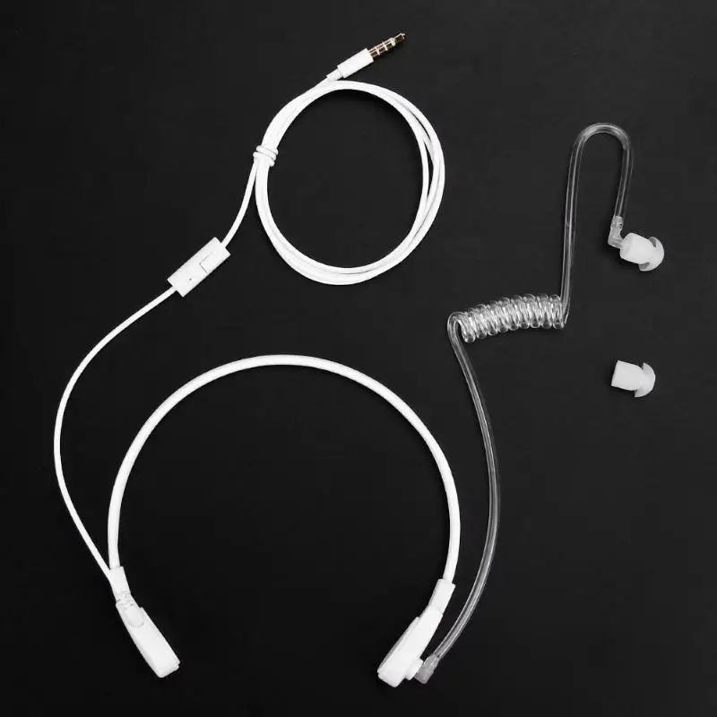 3.5mm Throat Mic Microphone Headset Covert Air Tube Earpiece Headphones for iPhone Android Mobile Phone Microphone Headset Cover
3.5mm Throat Mic Microphone Headset Covert Air Tube Earpiece Headphones for iPhone Android Mobile Phone Microphone Headset Cover
