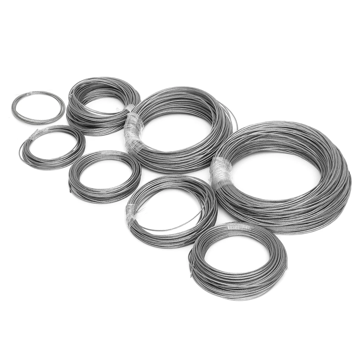 Stainless Steel Wire Rope Tensile Diameter 2mm Structure Cable Fishing Lifting Cable 1M/ 5M/ 10M/15M/ 20M/25M/50M/100M
Stainless Steel Wire Rope Tensile Diameter 2mm Structure Cable Fishing Lifting Cable 1M/ 5M/ 10M/15M/ 20M/25M/50M/100M