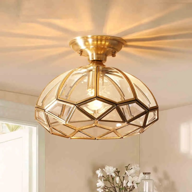 American Rural Small chandelier Copper Glass Led Balcony light Aisle Corridor light porch overhead light
American Rural Small chandelier Copper Glass Led Balcony light Aisle Corridor light porch overhead light