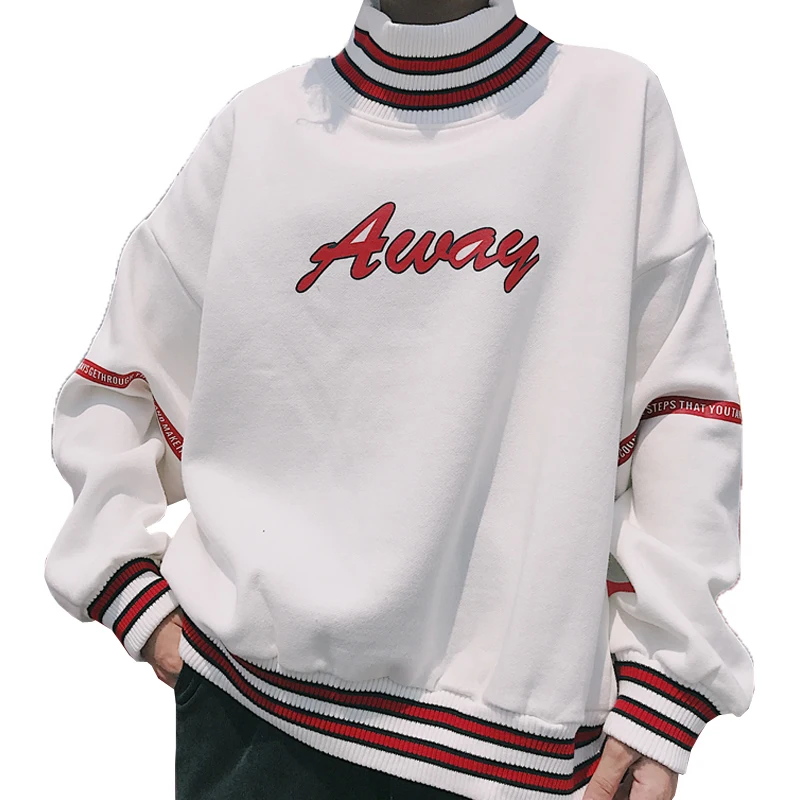 Women Hoodies Sweatshirts 2018 Autumn Korean Style Ulzzang Harajuku Letter Printed Fleece Turtleneck Hoody Sweatshirt Female Top
Women Hoodies Sweatshirts 2018 Autumn Korean Style Ulzzang Harajuku Letter Printed Fleece Turtleneck Hoody Sweatshirt Female Top