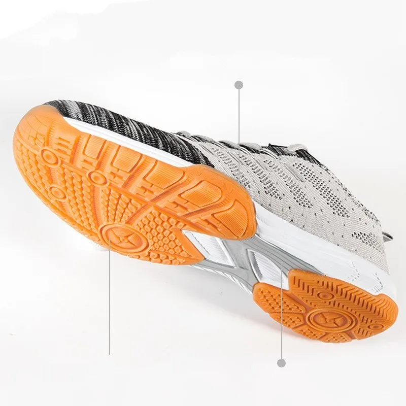 Men Women Non-slip Breathable Table Tennis Shoes Outdoor Sports Training Sneakers Wear-Resistant Unisex Badminton Shoes DH027
Men Women Non-slip Breathable Table Tennis Shoes Outdoor Sports Training Sneakers Wear-Resistant Unisex Badminton Shoes DH027