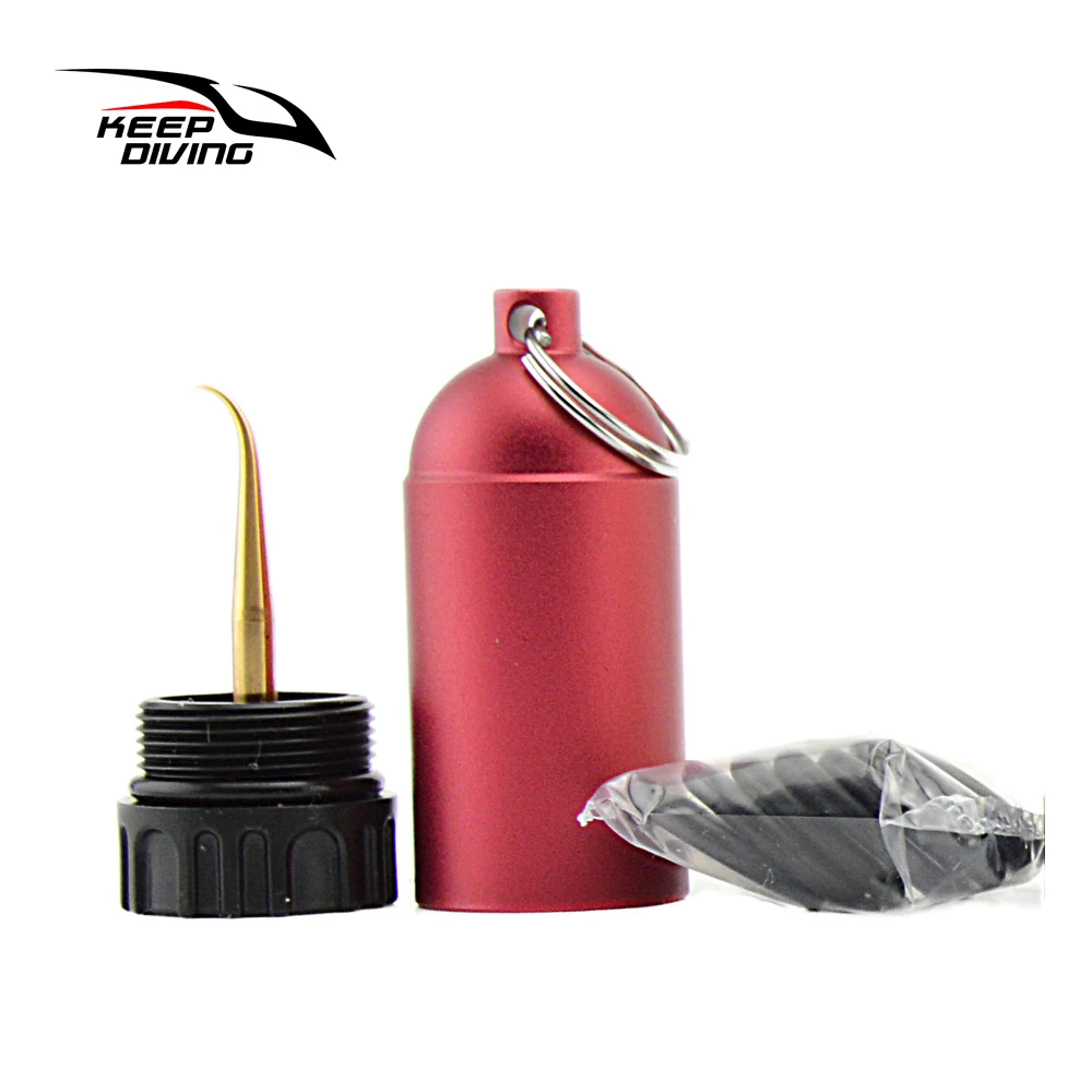 Keep Diving Aluminum Alloy Mini Scuba Tank With One Pick Needle And 12 Different Size O-rings Scuba Diving Accessories
Keep Diving Aluminum Alloy Mini Scuba Tank With One Pick Needle And 12 Different Size O-rings Scuba Diving Accessories
